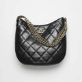 Black Lambskin Hobo Bag W895640