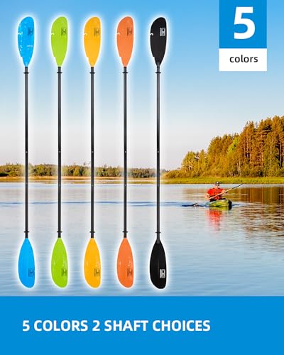 Adjustable Fishing Kayak Paddle with Paddle Leash H747279