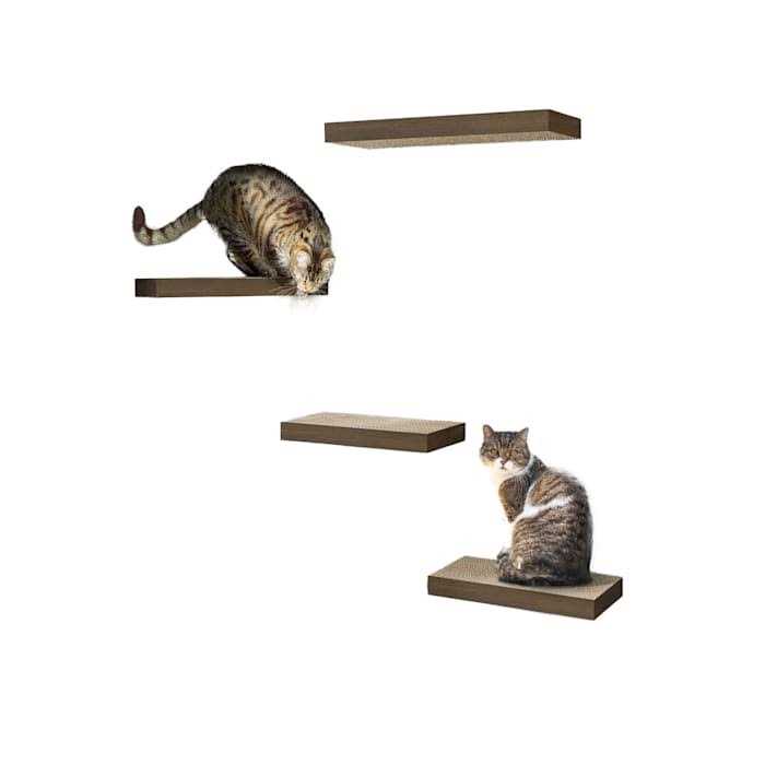 Cat Scratcher Floating Shelf Combo D767