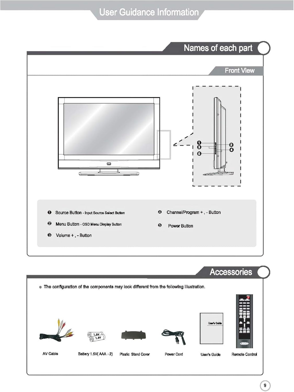 26 Inch HD Ready LCD TV with Integrated HDTV Tuner M4695