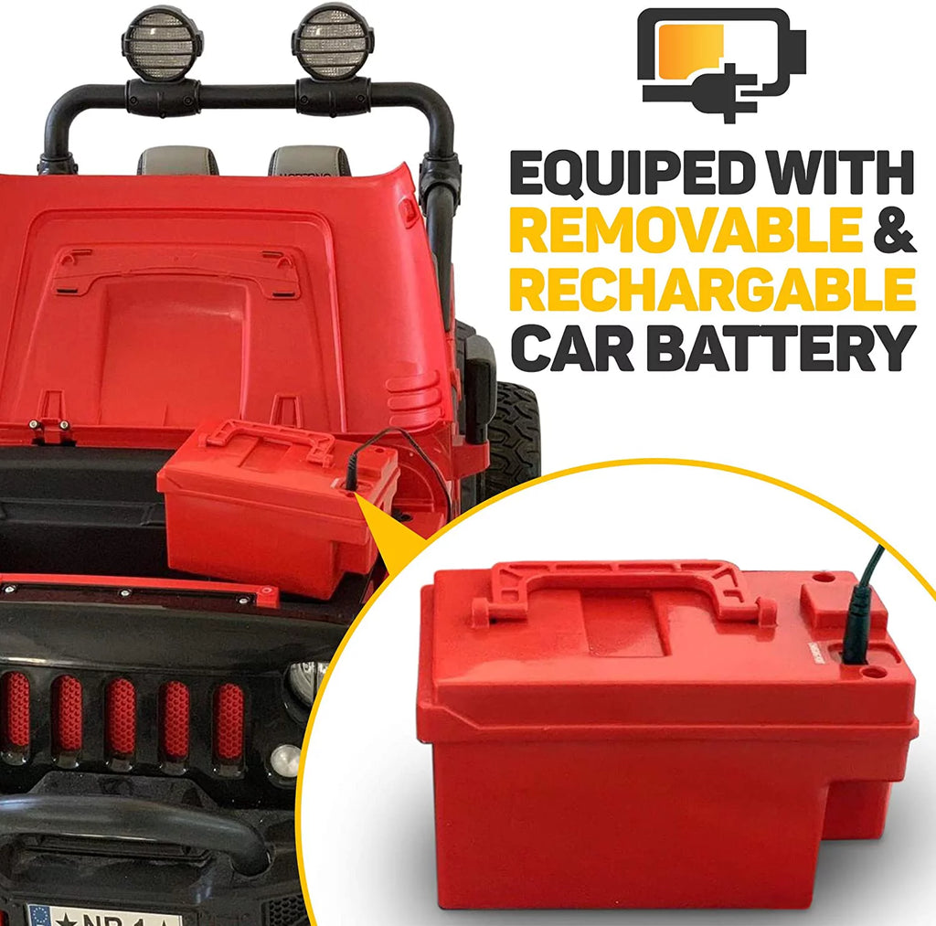 12V Two Seater Ride On Electric Car with Swappable Battery R605