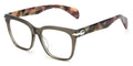 Green Rectangular Eyeglasses F803542