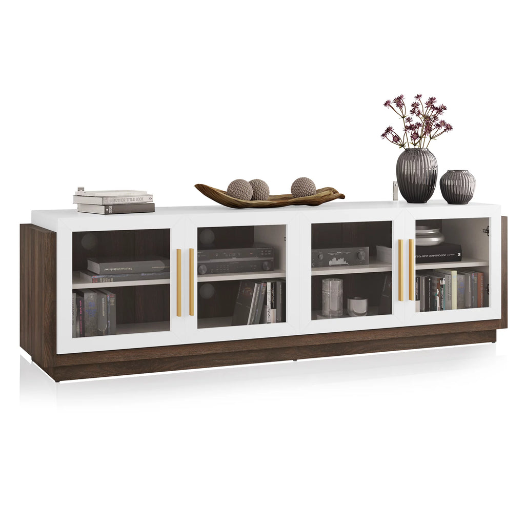 70" Wood TV Stand with Shelves Z8179