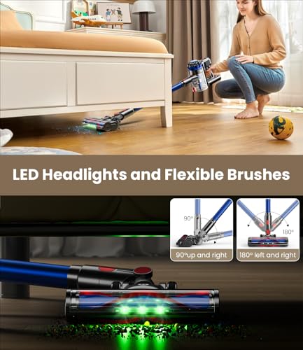 500W 40Kpa Cordless Stick Vacuum Cleaner H665