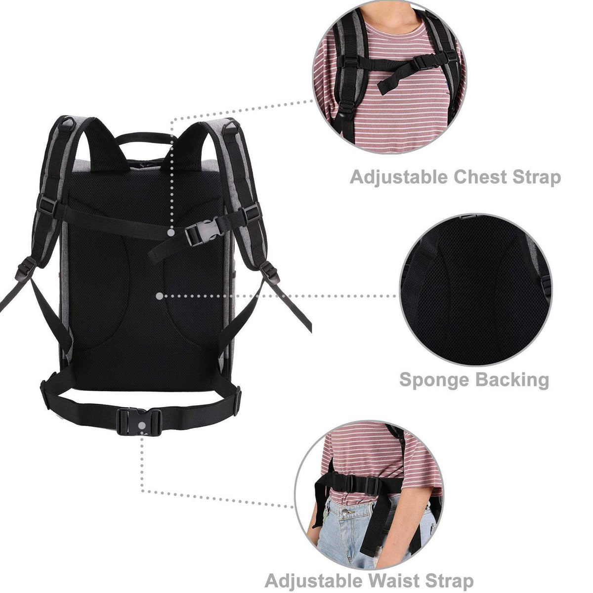 Pet Carrier Backpack for Cats and Dogs X6286