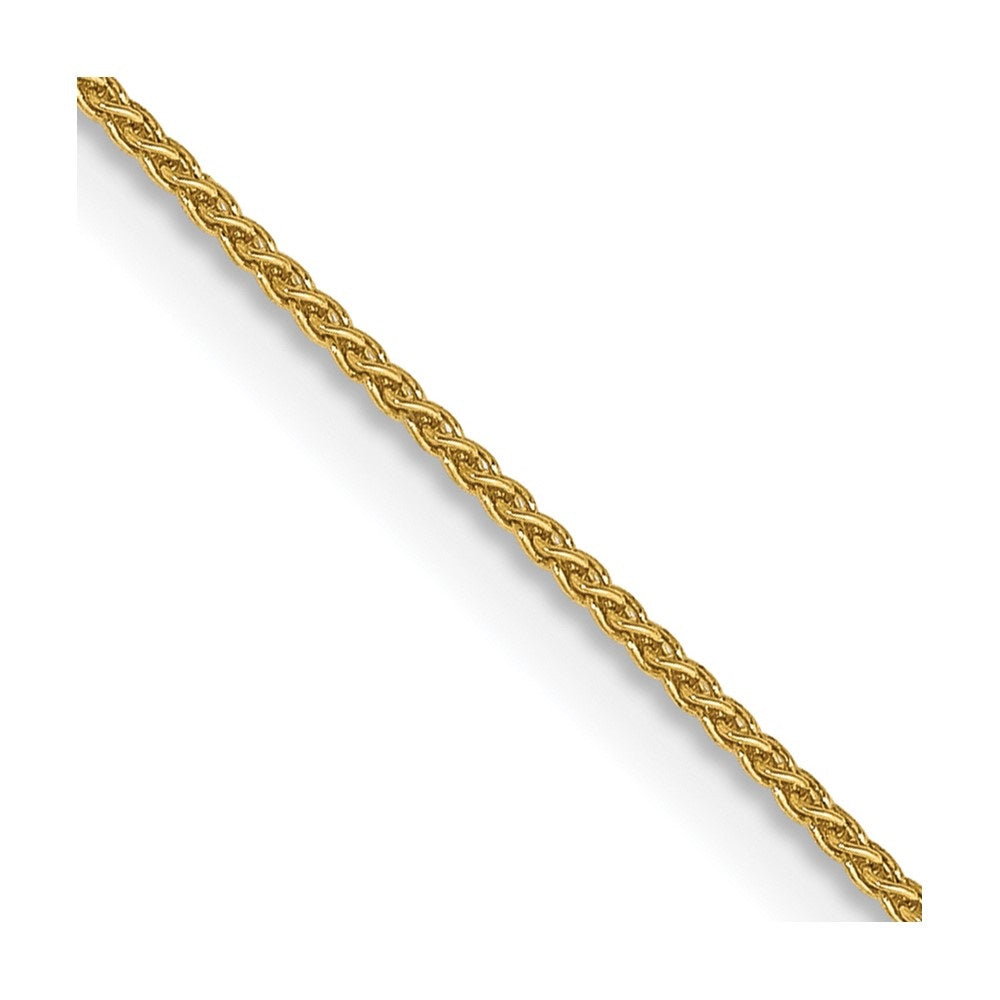 14k Yellow Gold .85mm Wheat Chain Necklace 16inch O30457