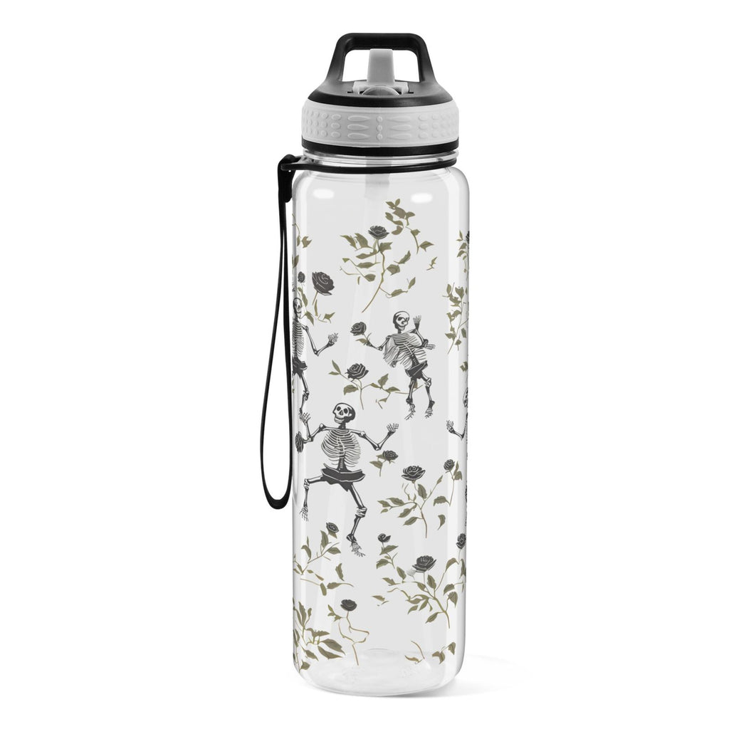 Clear 32oz Tritan Water Bottle with Straw O375
