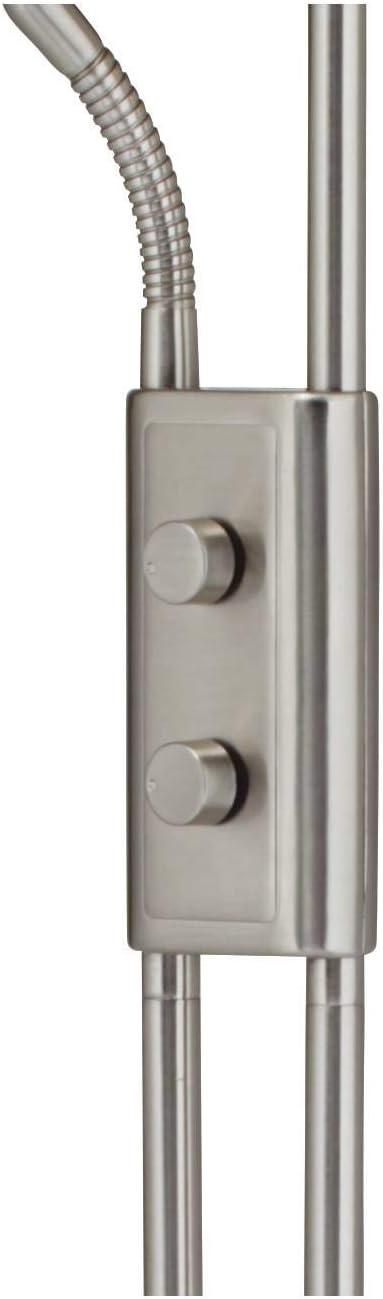 Brushed Nickel Silver 2-Light LED Pharmacy Lamp G461