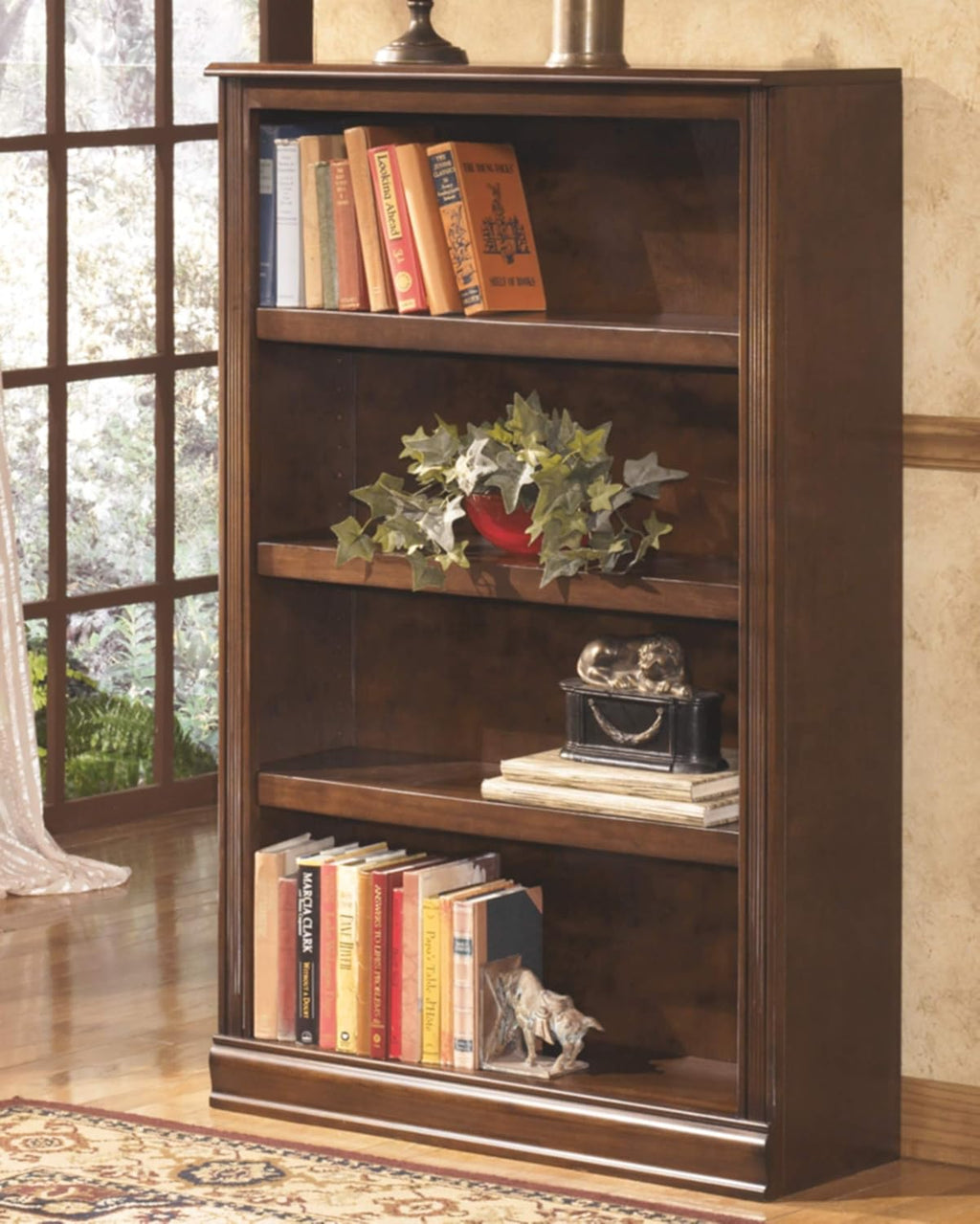 Brown Bookcase with 3 Adjustable Shelves A776371