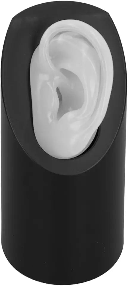 Clear Silicone Ear Model with Black Display Rack Y970