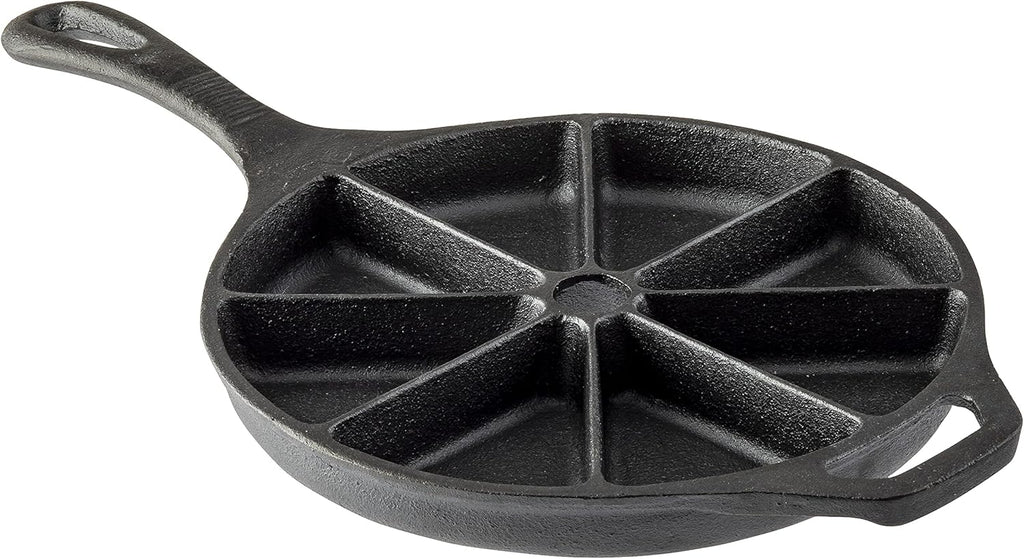 Round Cast Iron Corn Bread Skillet with Handle, 8.75" dia x 15.625" G3174