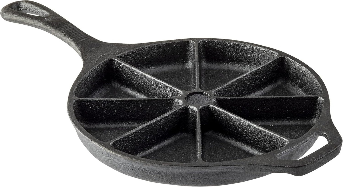Round Cast Iron Corn Bread Skillet with Handle, 8.75" dia x 15.625" G3174