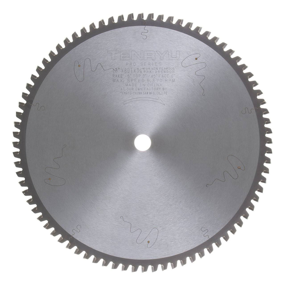 10x22 Non-Ferrous Metal Saw Blade 80T 5/8x22 Arbor Z68777
