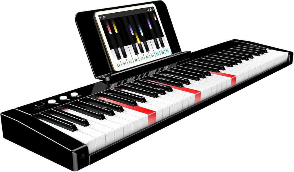 61 Key Portable Digital Piano with Built-In Speakers I44586