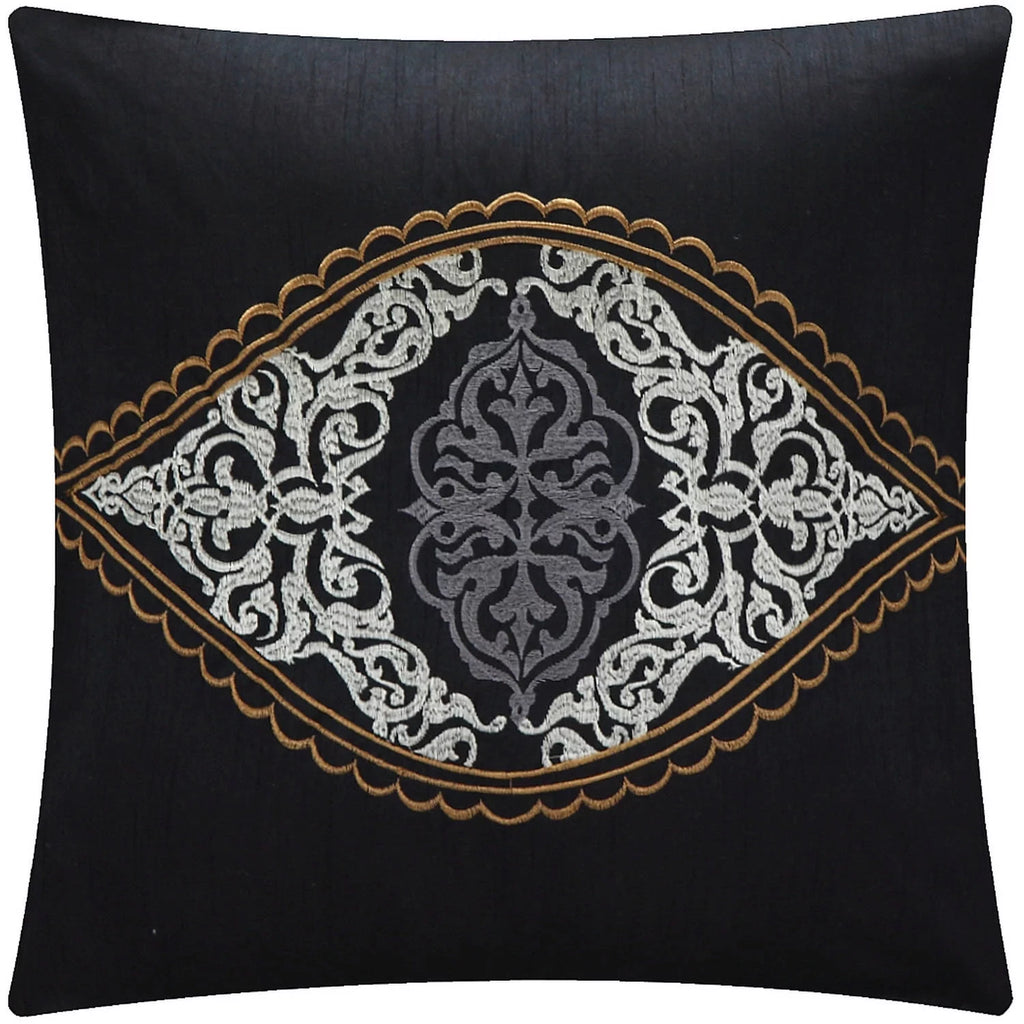 7-Piece Black Patchwork Comforter Set H323