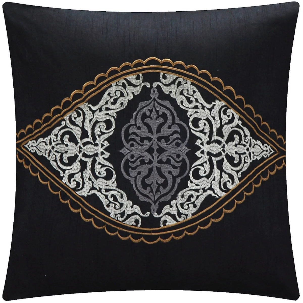 7-Piece Black Patchwork Comforter Set H323