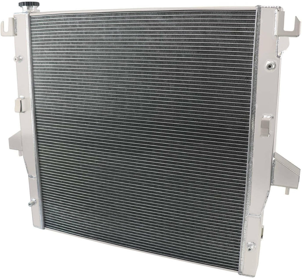 2 Rows Radiator Compatible For Dodge Ram 2500 Ram 3500 Chassis Cab 5.9L 6.7L Cummins 2003-2009 T254