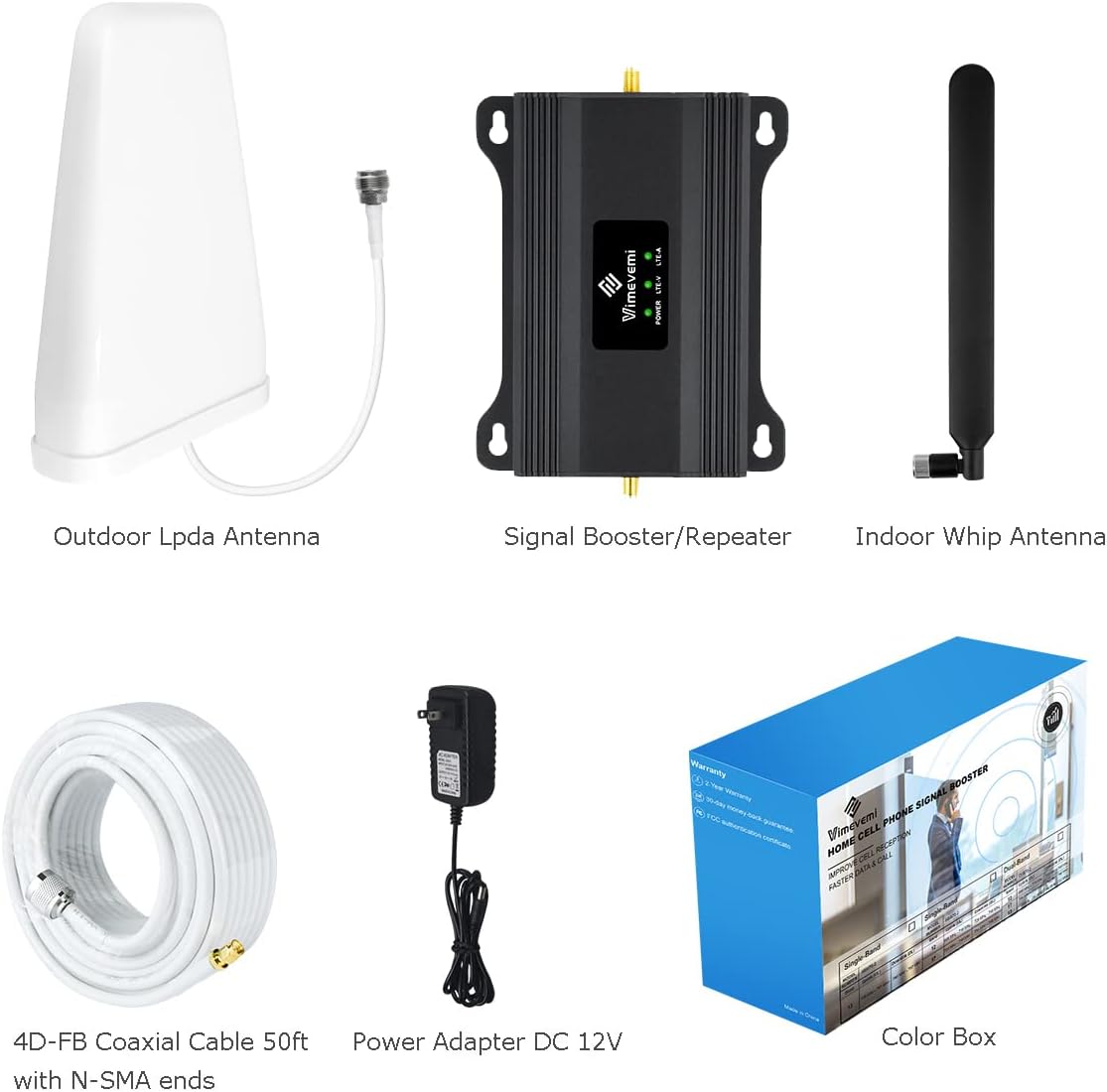 4G LTE 5G Cell Phone Signal Booster for Home 4000sqft Z832151