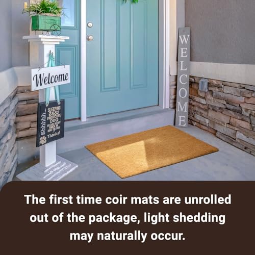 Coco Coir Door Mat with Heavy Duty Backing T127508