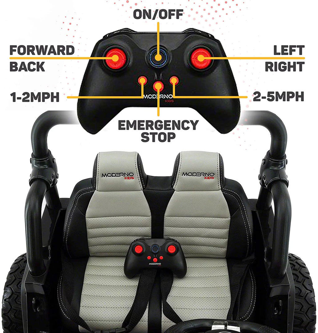 12V Two Seater Ride On Electric Car with Swappable Battery R605