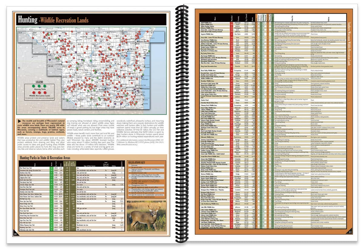 Wisconsin All Outdoors Atlas and Field Guide V812148