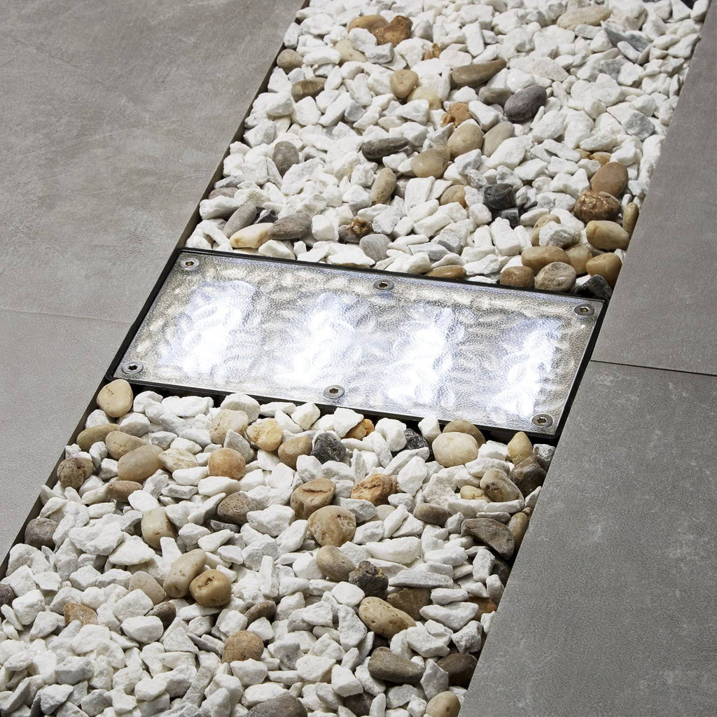 12 Cool White Solar Brick Path Light E1467