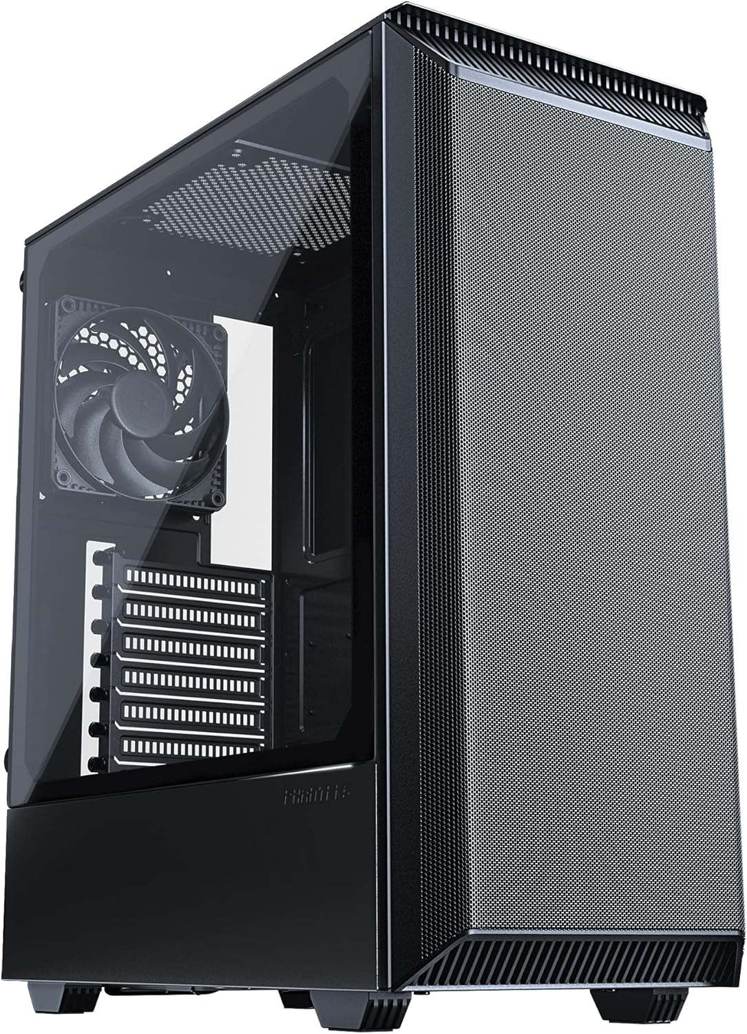 Black Compact ATX Mid-Tower Mesh Case E1447