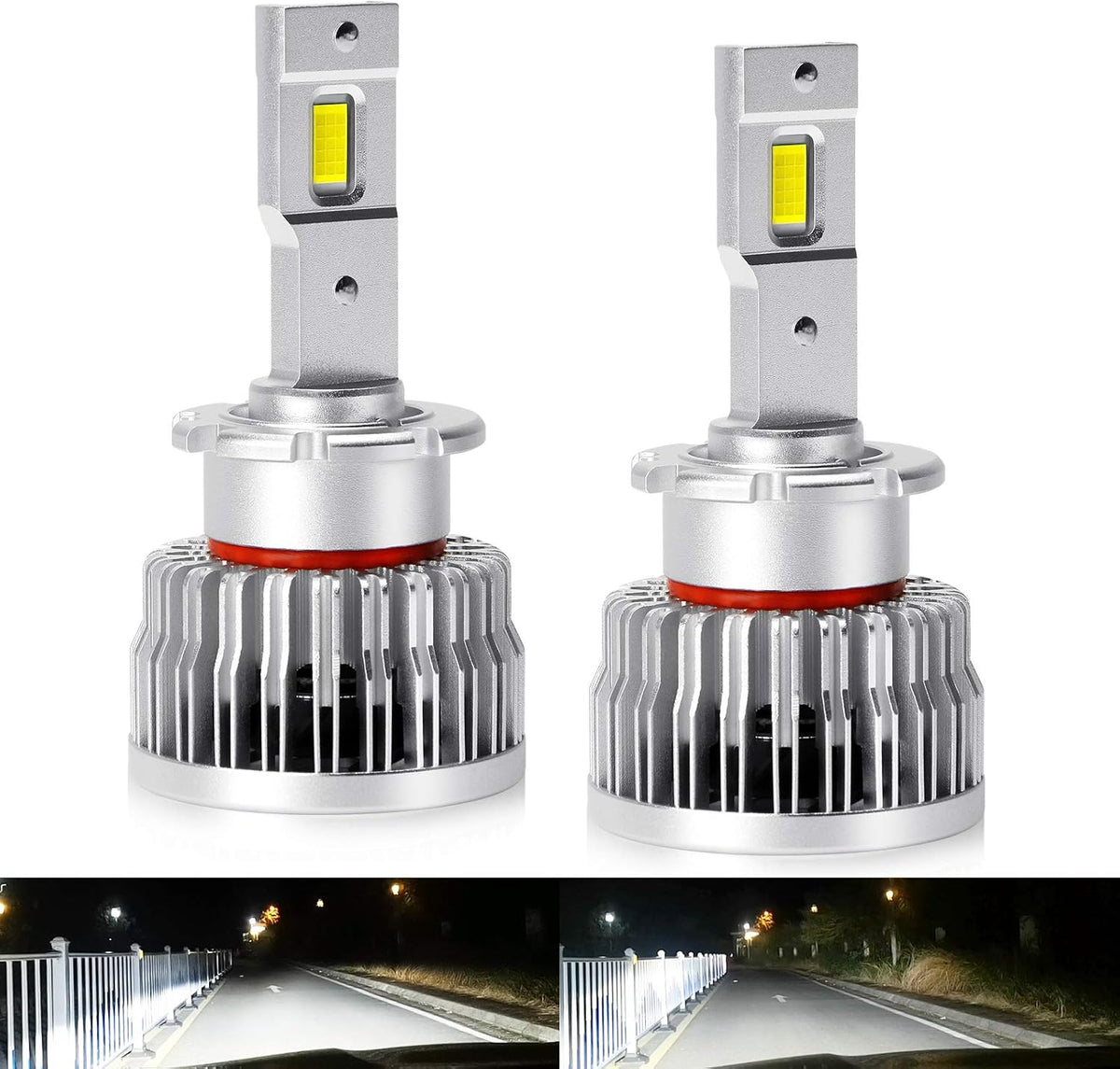 D3S LED Bulbs 6000K White 70W 8600LM Headlight Bulb X71657