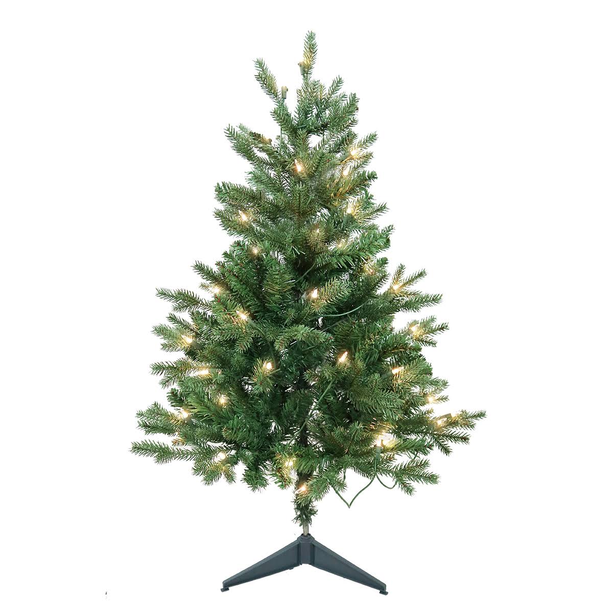 Pre-Lit Clear Incandescent Pine Tree W25978