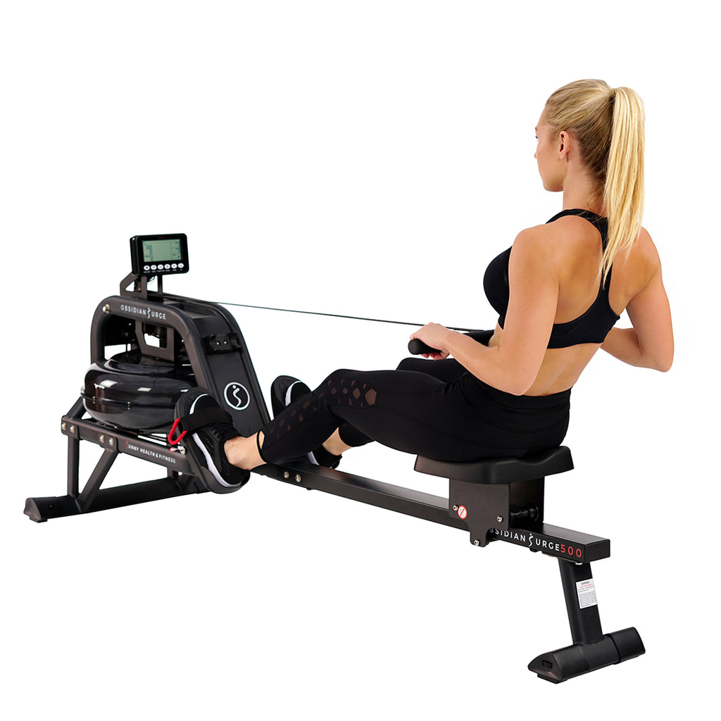 Water Rowing Machine with LCD Monitor W74854
