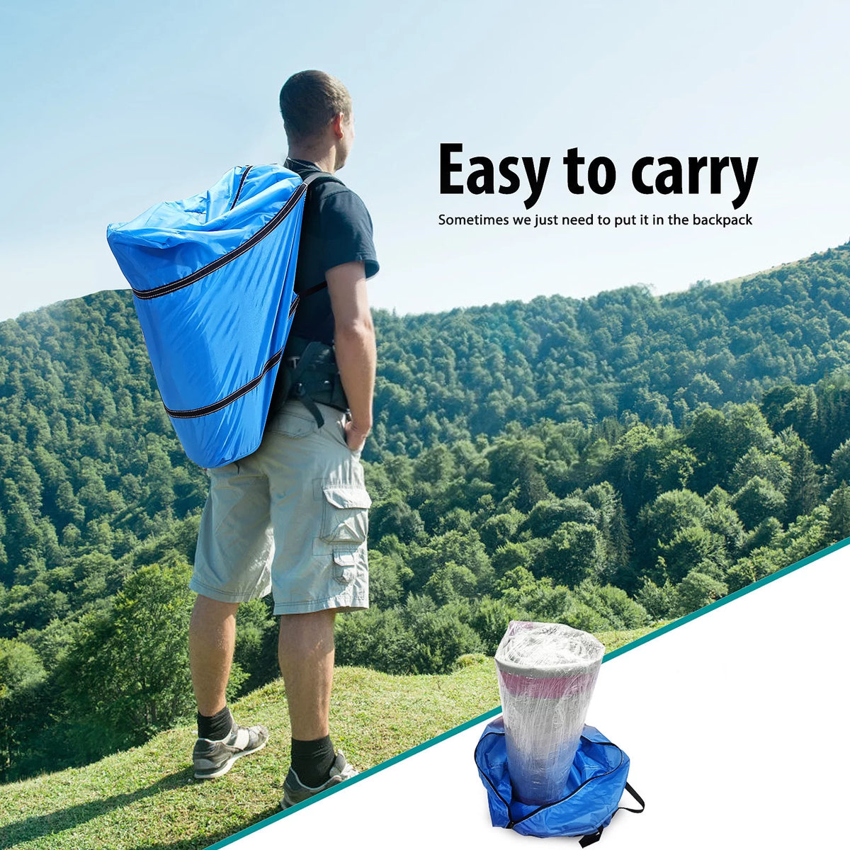10ft 13ft 16ft 20ft 4 inches Gymnastics Air Mat with Electric Air Pump Carry Bag V9952