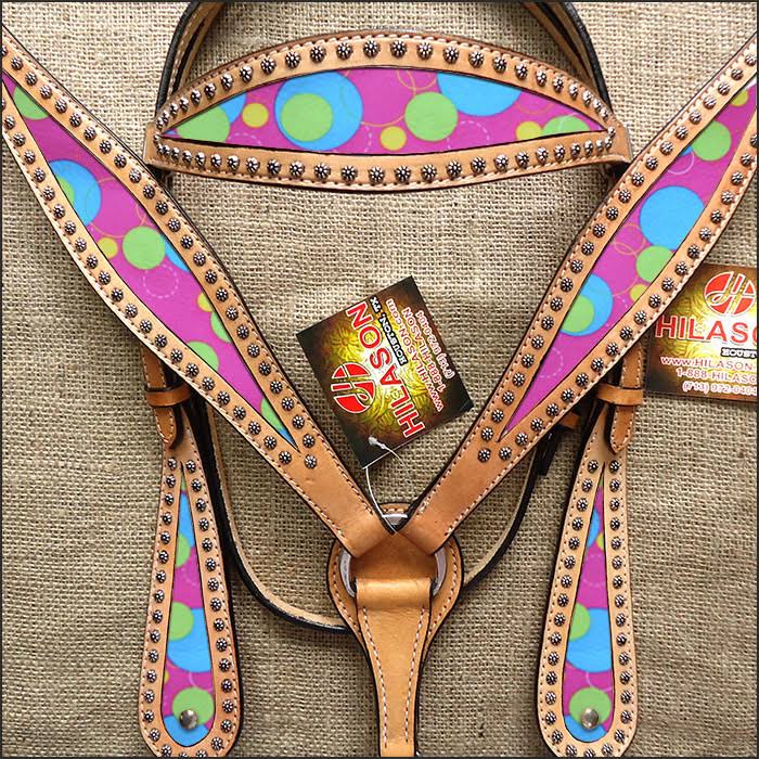 Tan Leather Horse Breast Collar K879