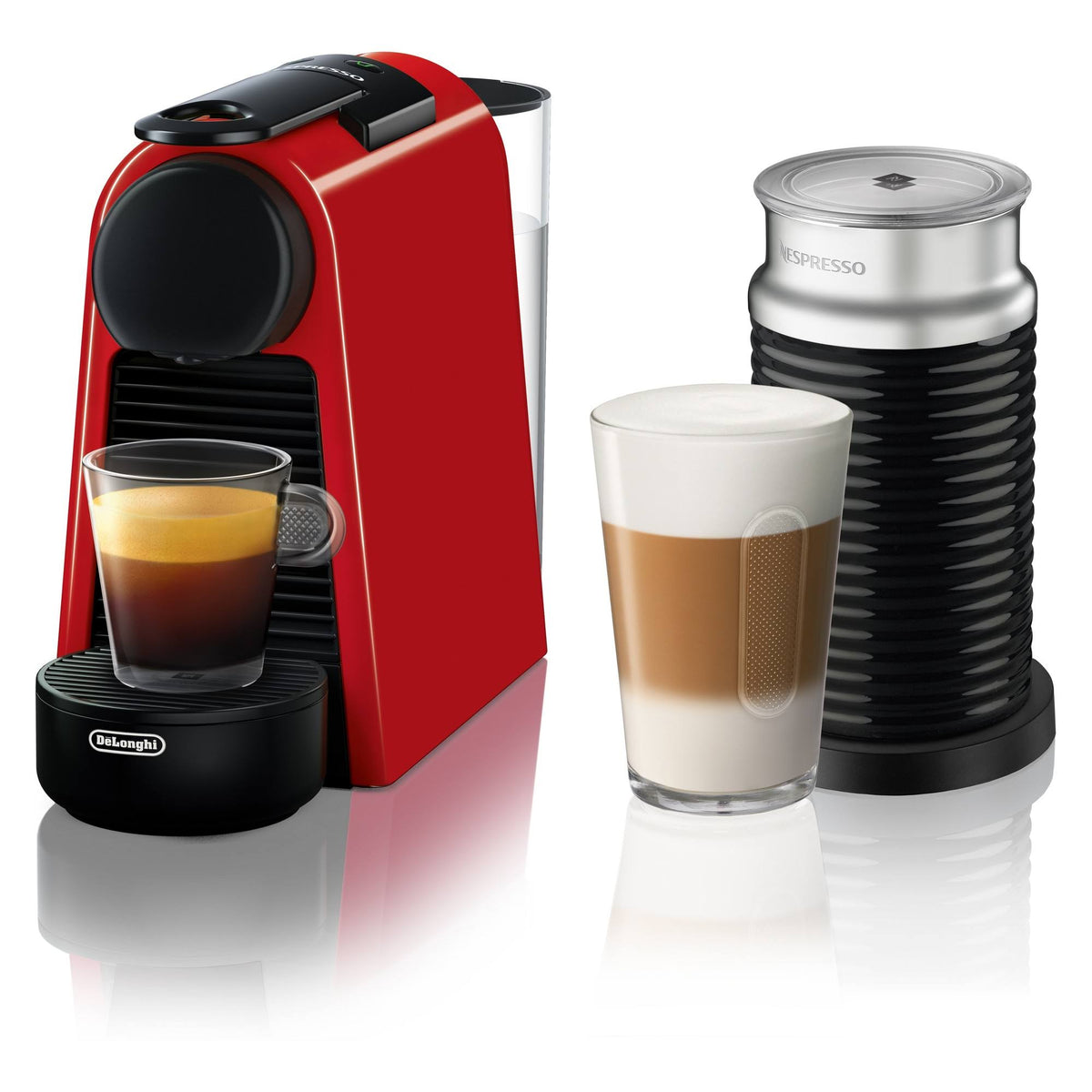 Ruby Red Espresso Machine & Aeroccino Bundle B118991