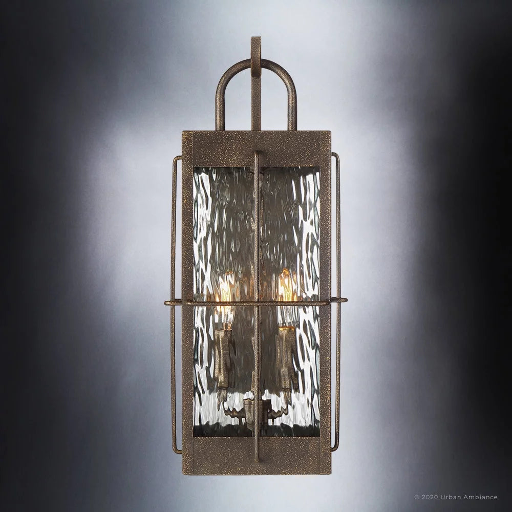19.00''H x 8.25''W Urban Bronze Outdoor Wall Sconce K69176