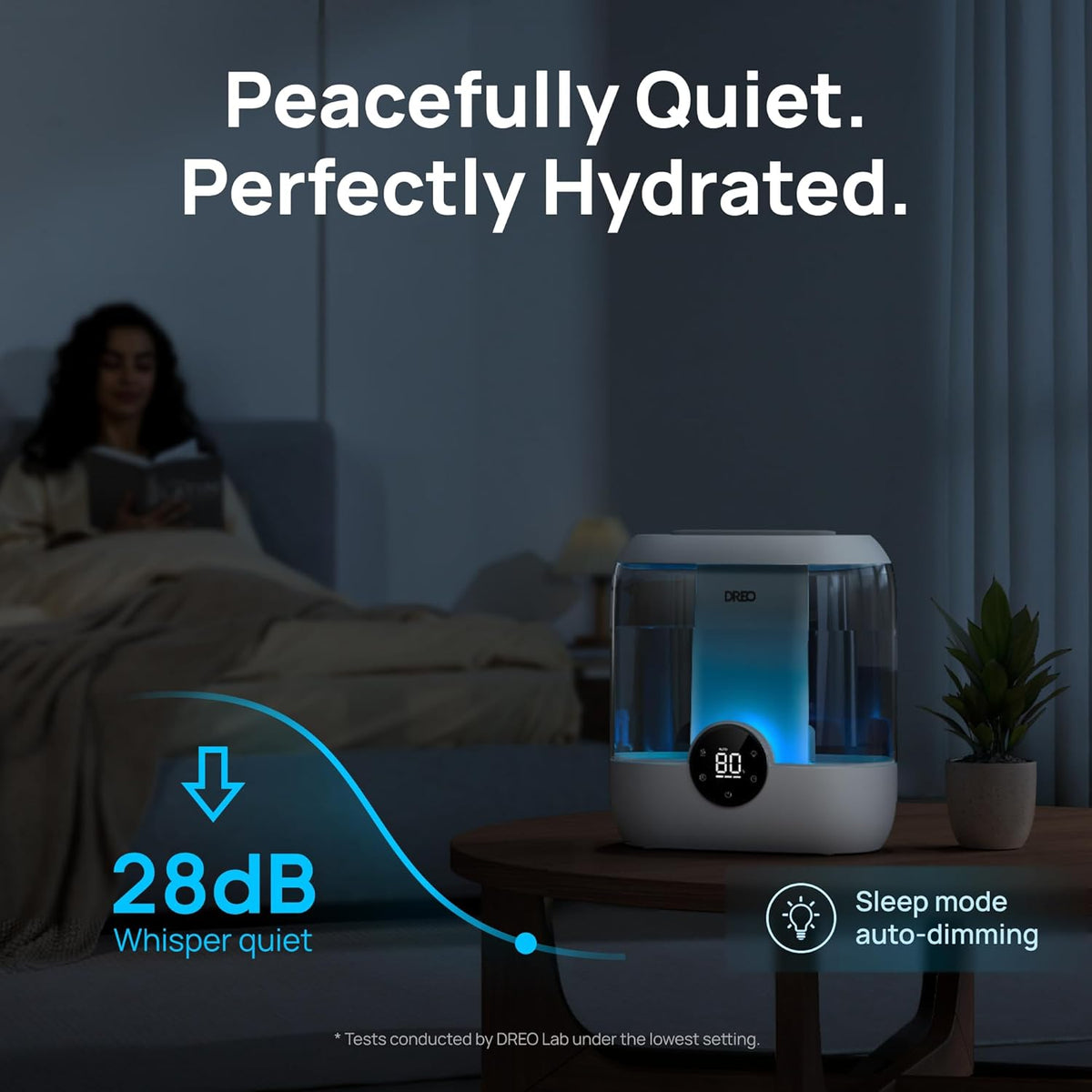 6L Smart Ultrasonic Humidifier, Gray Z4966