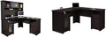 L Shaped Desk with Hutch K6834