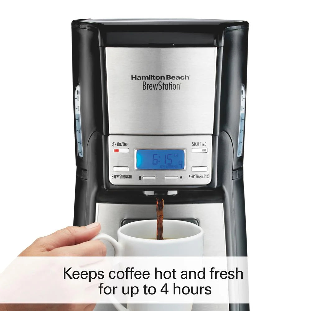12 Cup Black & Stainless Coffee Maker I7032