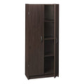 White 2 Door Pantry Cabinet with Adjustable Shelves A37865