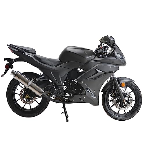 125cc Motorcycle with Manual Transmission, LED Lights and 17 inches Wheels Y6254