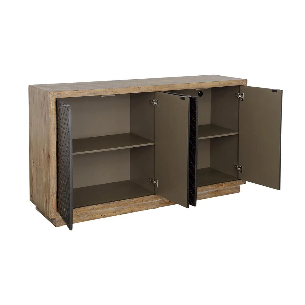 4-Door Wood Credenza J10446