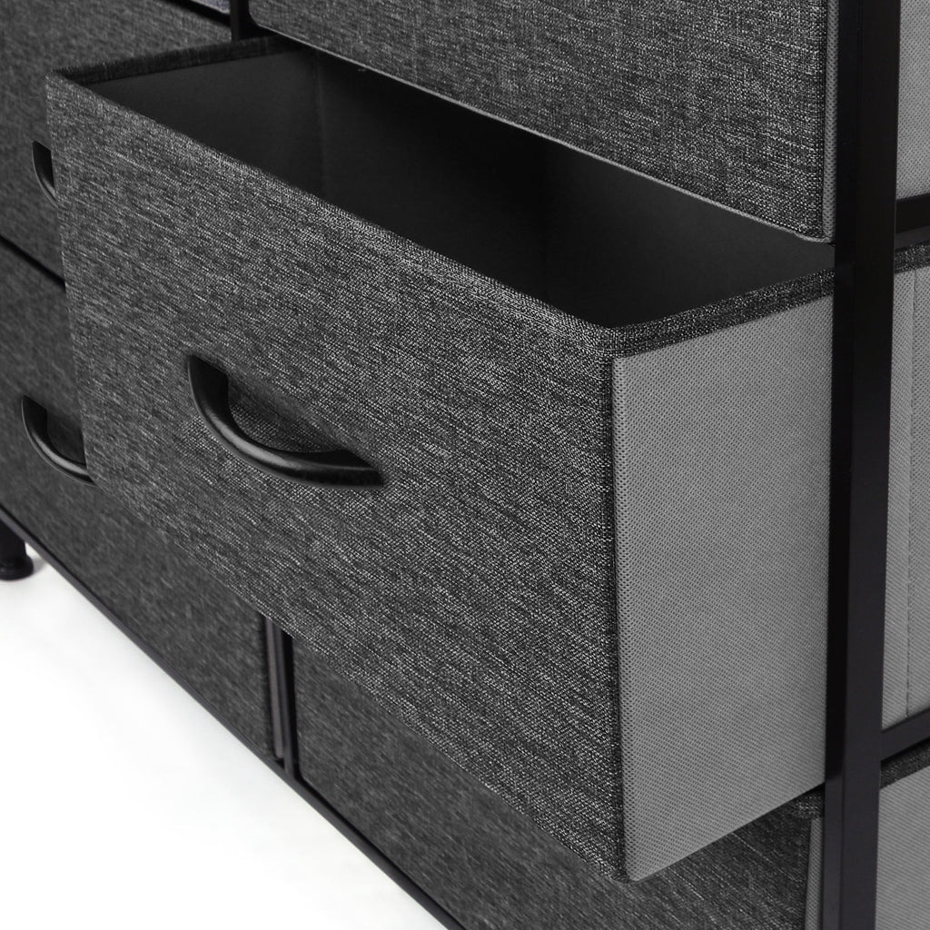 Grey 7 Drawer Storage Dresser D306