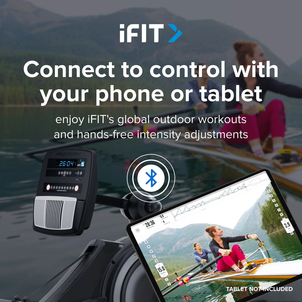 Rower with Display and Tablet Holder Y546337