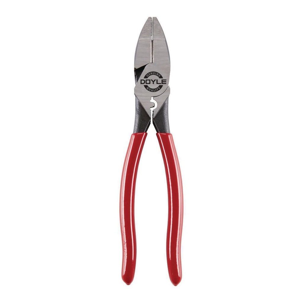 9-1/2 in. High Leverage Linesman Pliers with Crimping Tool Q819