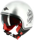 Silver M Jet Helmet B21099