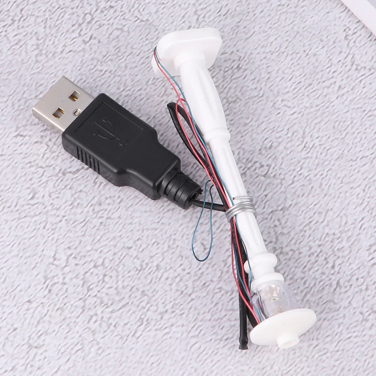 6 Pcs Mini LED White Roller Skates Toe Caps T436564
