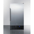18 in. Compact Refrigerator - Stainless Steel T530346