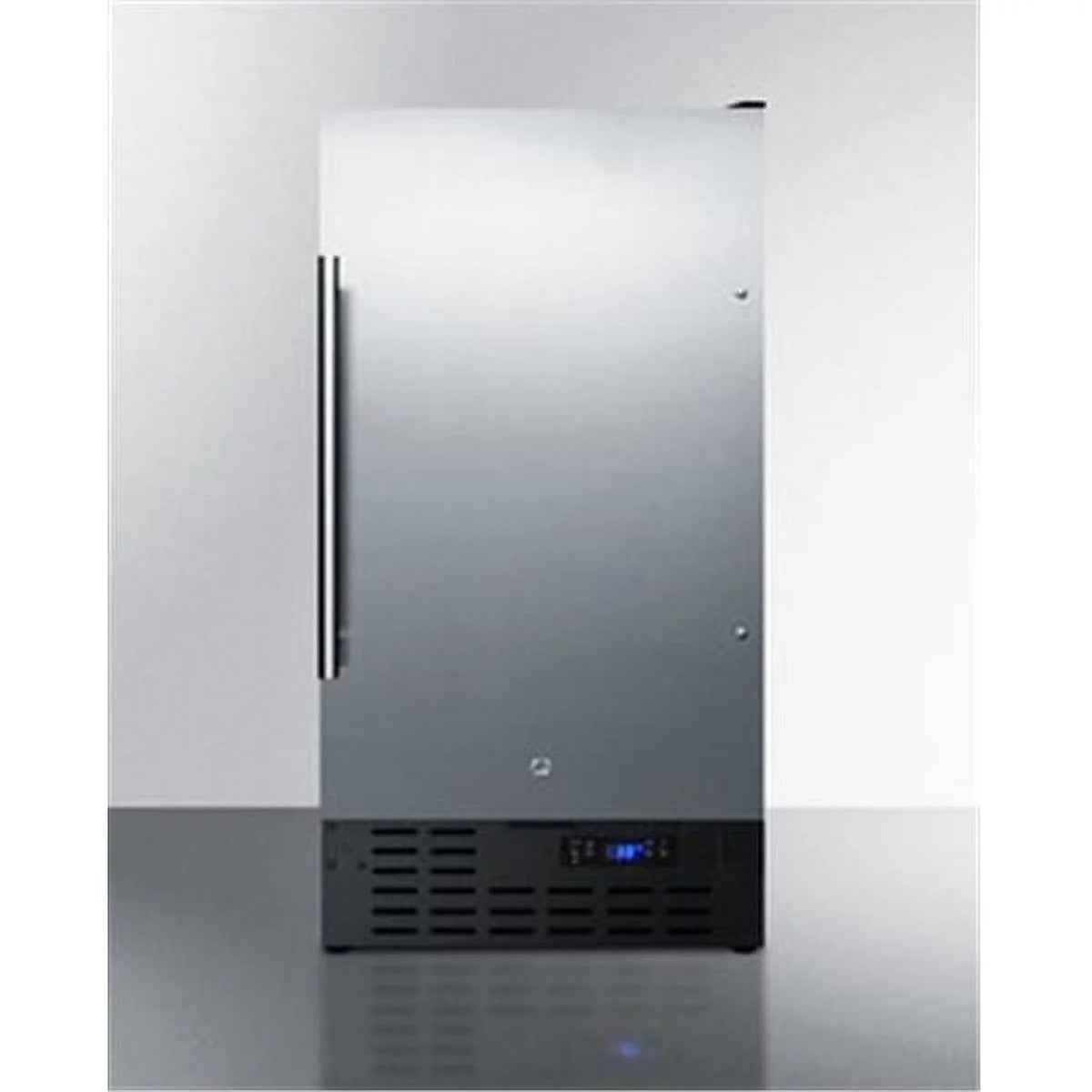 18 in. Compact Refrigerator - Stainless Steel T530346