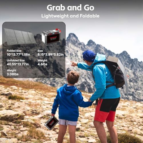 Portable Power Station 88Wh Lithium Battery with AC Outlet C518496