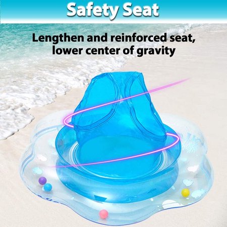 Inflatable Pool Float Ring for Infant Toddler PVC Seat J9772
