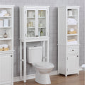 Over-the-Toilet Storage with Glass Doors N783